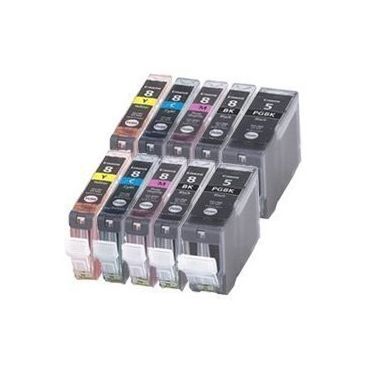 Compatible CLI-5BK-8BKCMYpcpm - 14 High Capacity Cartridges Combo Pack