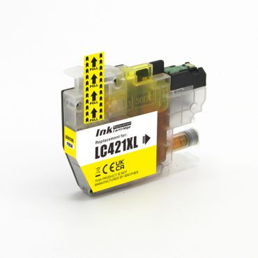 Compatible LC 421 High Capacity Yellow Cartridge